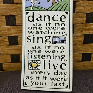 Ceramic Dance Wall Hanging